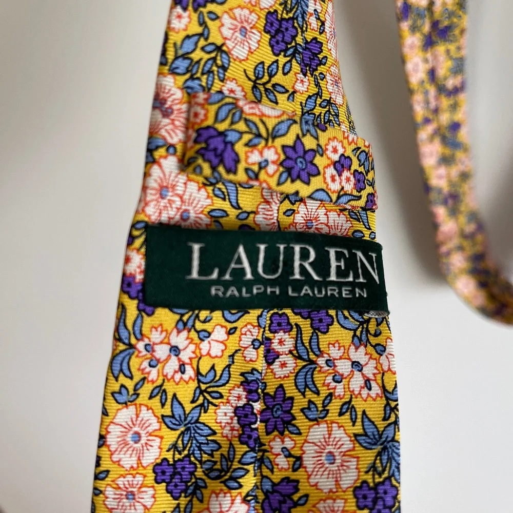 Ralph‎ Lauren Foral Silk Tie